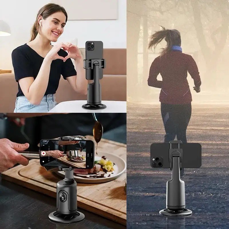 "EchoSmart" 360° tracking camera stick