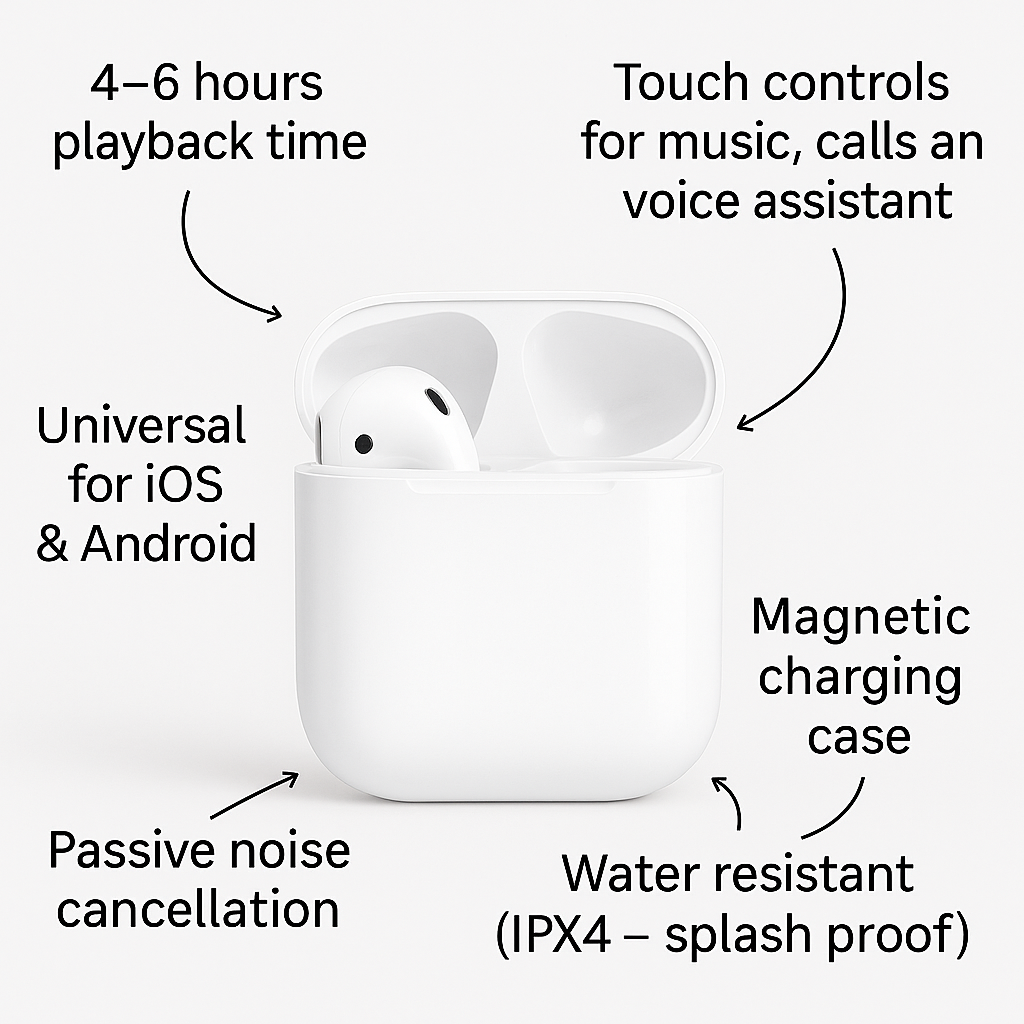 TrueSound – Bluetooth headphones