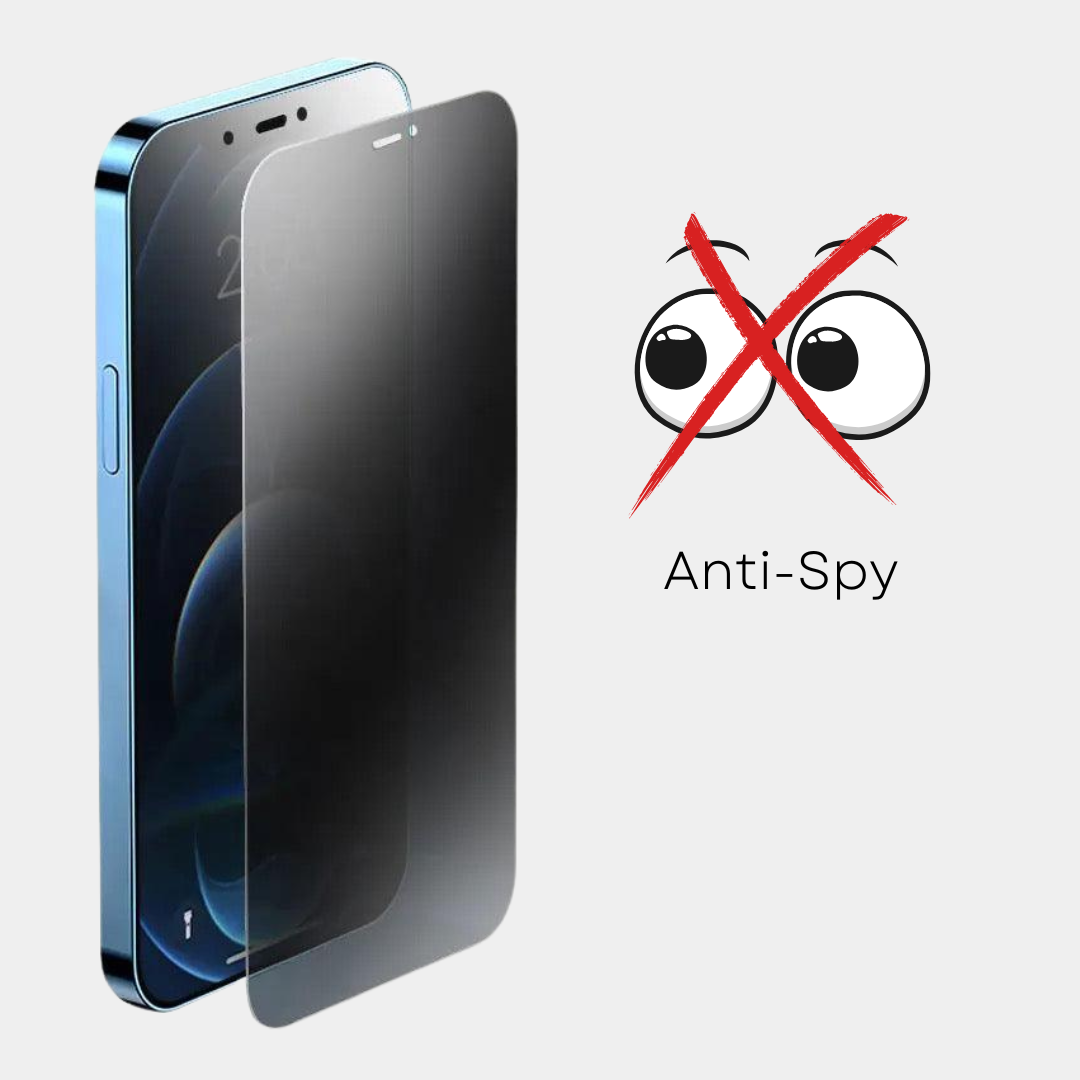 iPhone tempered glass with privacy screen