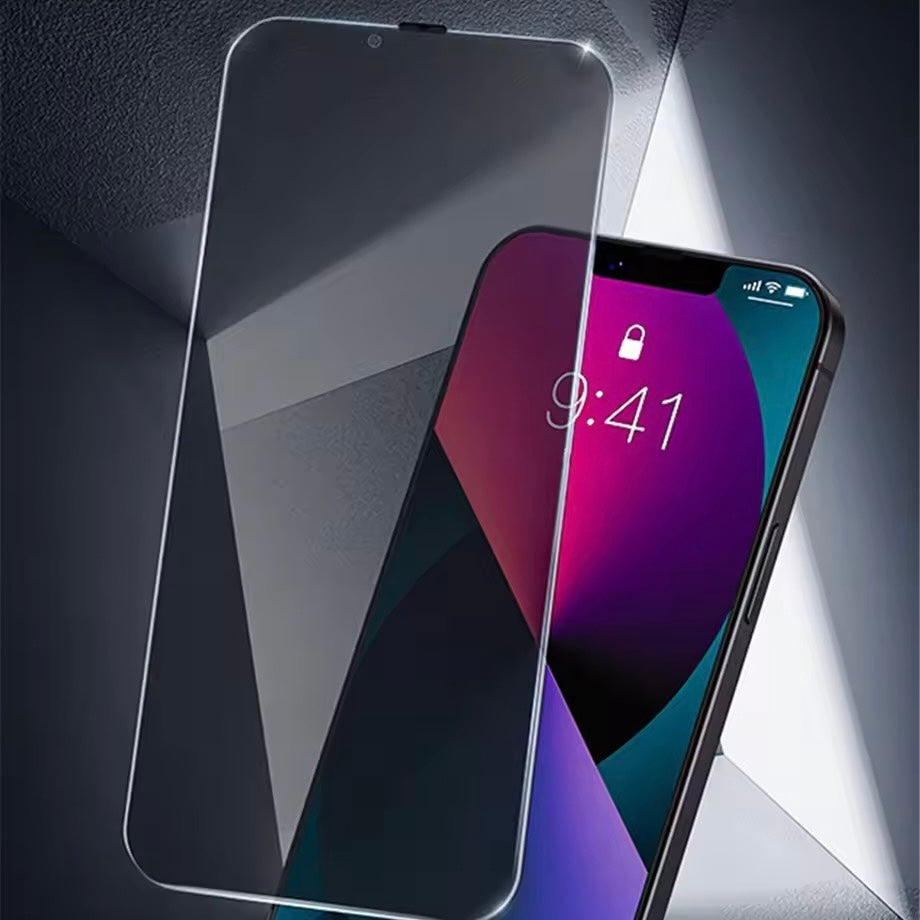 iPhone tempered glass with privacy screen