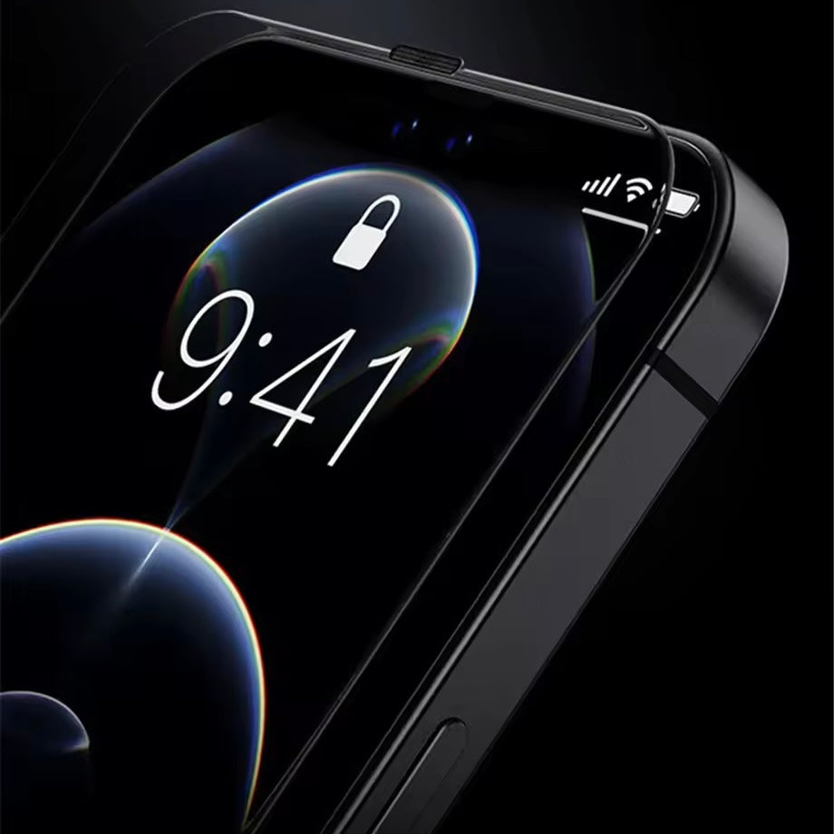 iPhone tempered glass with privacy screen