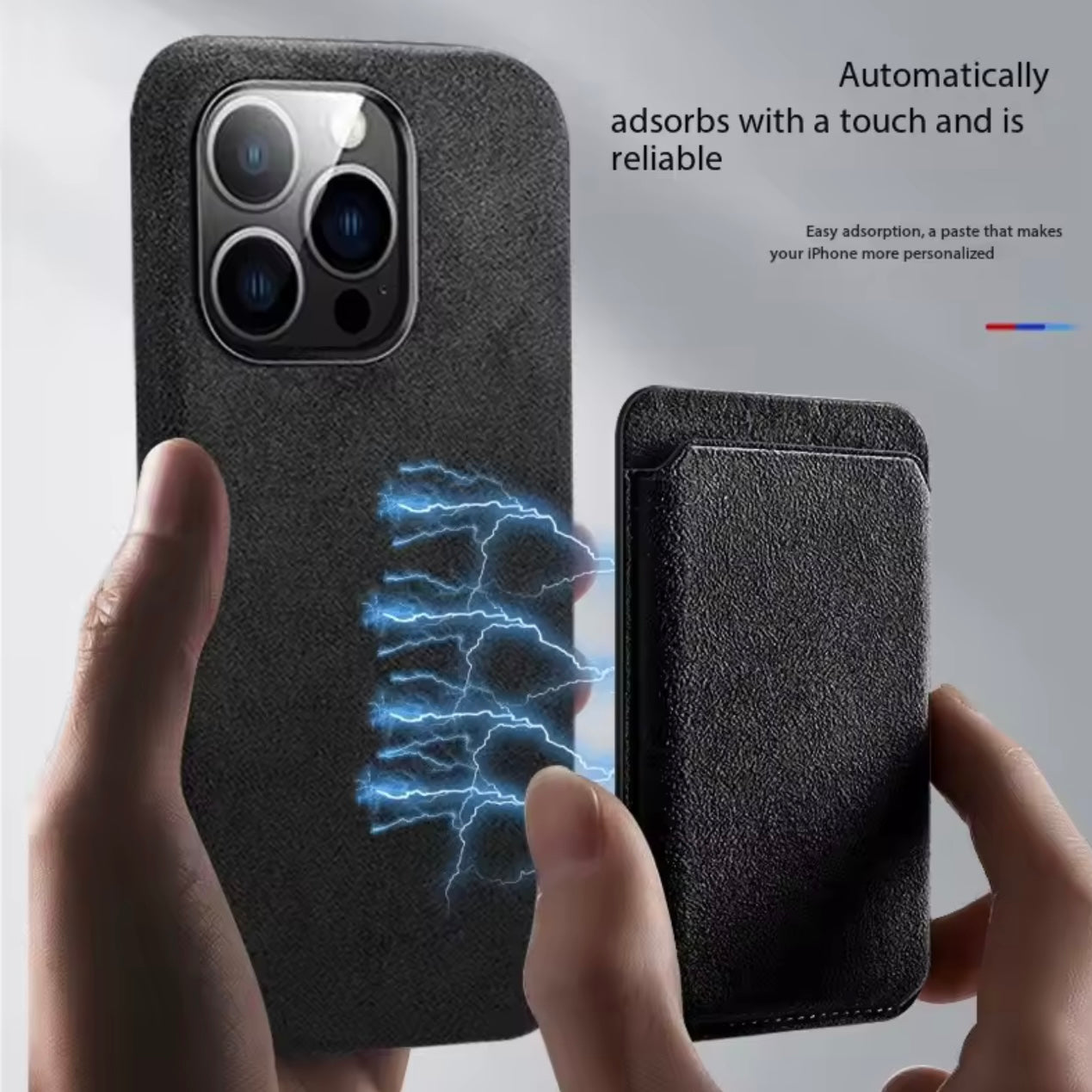 Magnetic Wallet | "Alcantara"