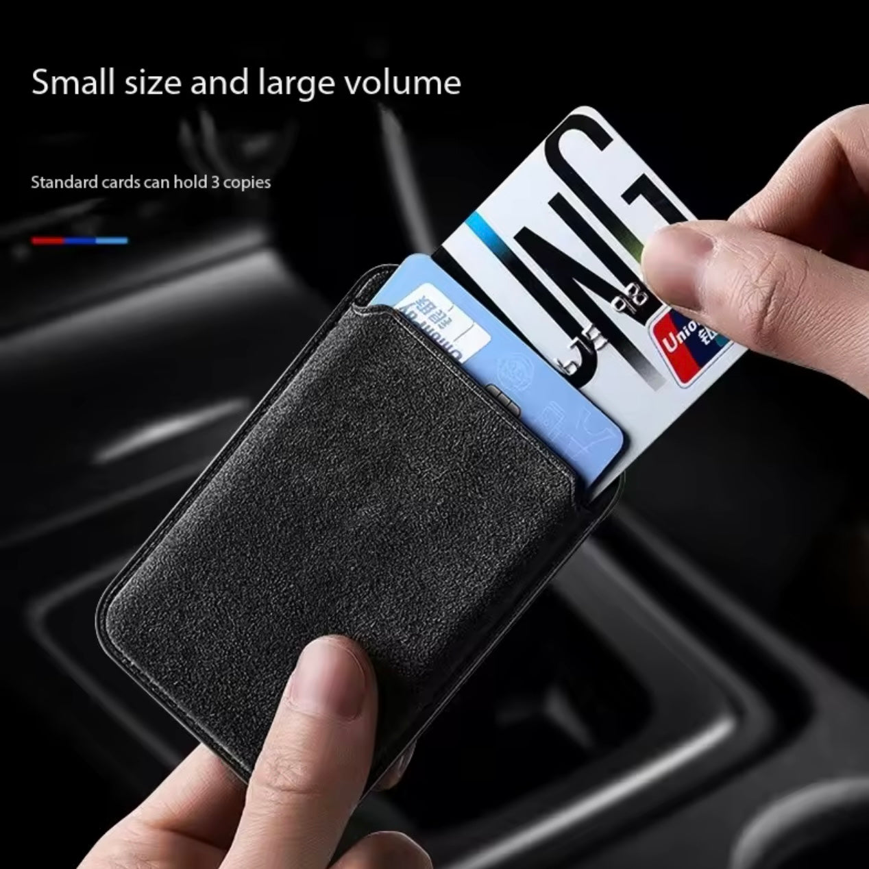 Magnetic Wallet | "Alcantara"