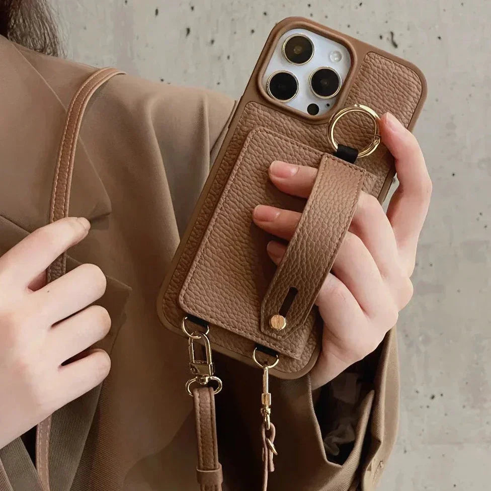 iPhone shoulder case | "Valentino"