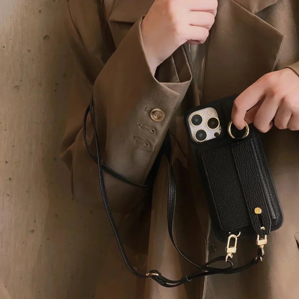 iPhone shoulder case | "Valentino"