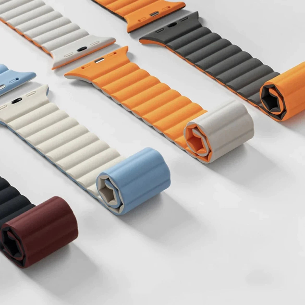 Apple Watch Armbänder aus Silikon und Nylon