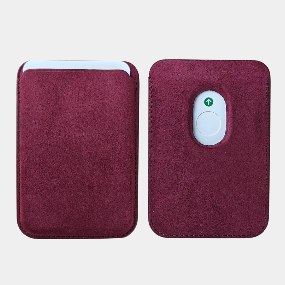 Magnetic Wallet | "Alcantara" 
