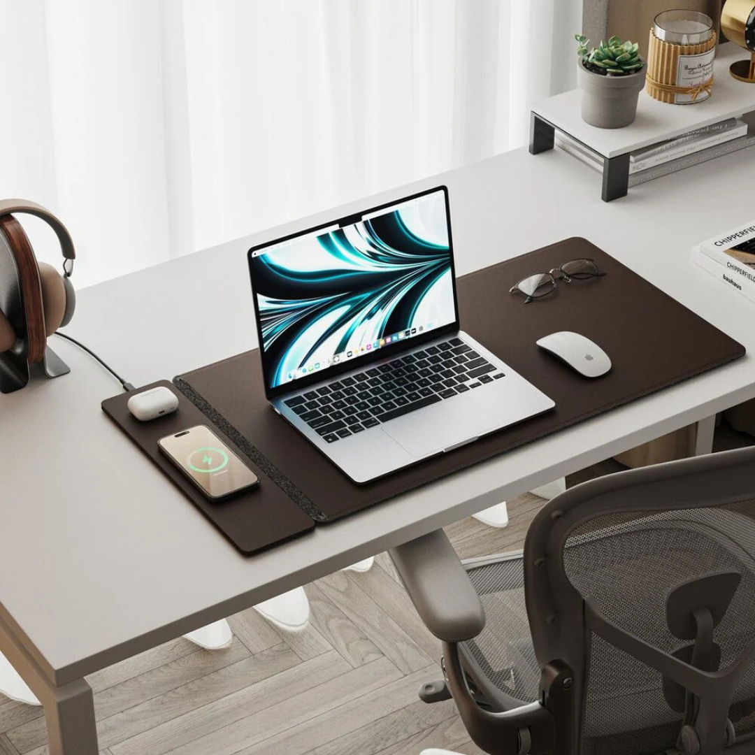 "EchoCharge" desk pad