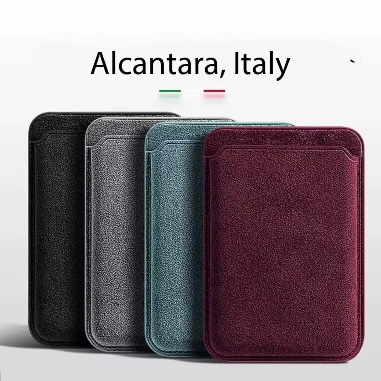 Magnetic Wallet | "Alcantara" 