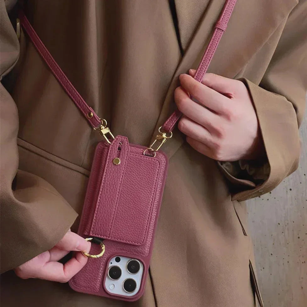 iPhone shoulder case | "Valentino"